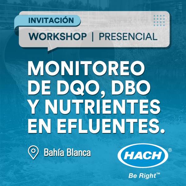 Workshop presencial en Bahía Blanca: monitoreo de DQO, DBO y nutrientes en efluentes