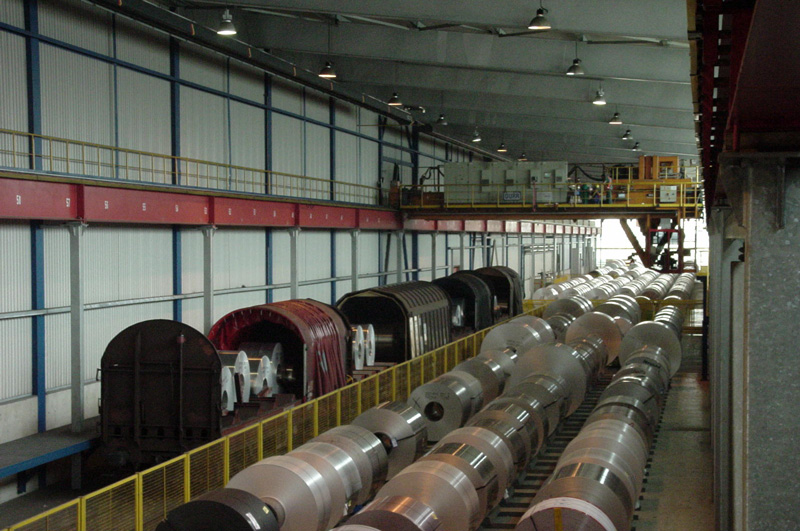 LASE | Medición de stock sobre patio de Bobinas de Acero