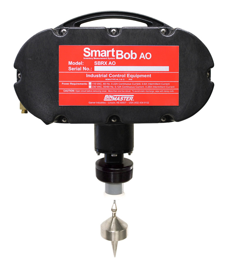 Series SmartBob | Sistema de gestión de inventario monitorear el nivel continuo de polvos y sólidos a granel