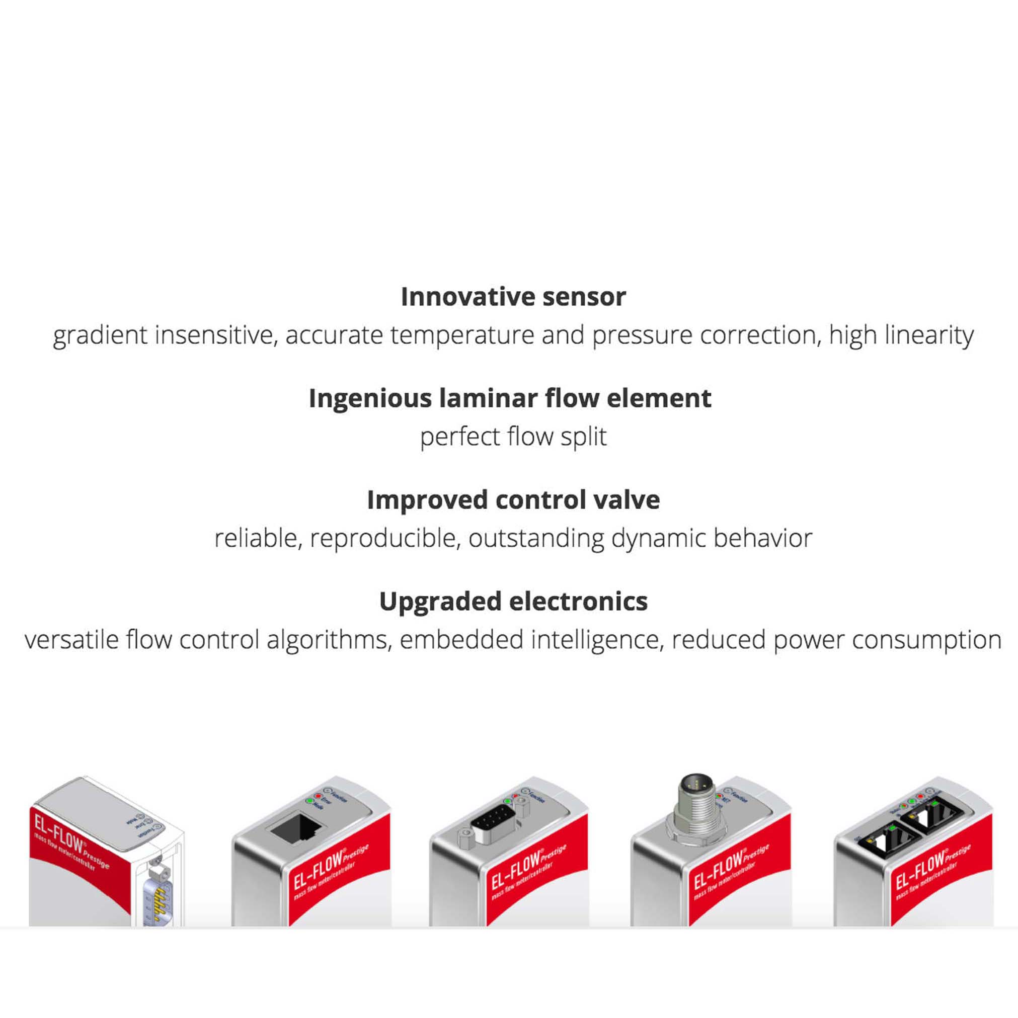 EL-FLOW Prestige  | Caudalímetro másico por dispersión térmica de última generación