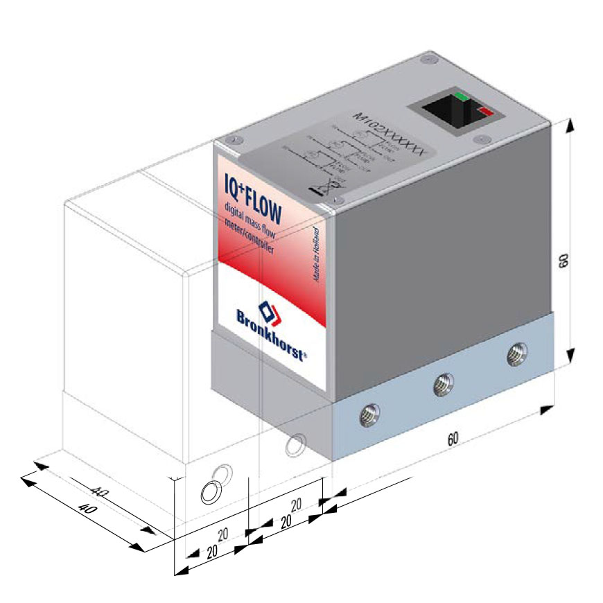 Serie IQ + FLOW® | Micro medidores y controladores de caudal y presión