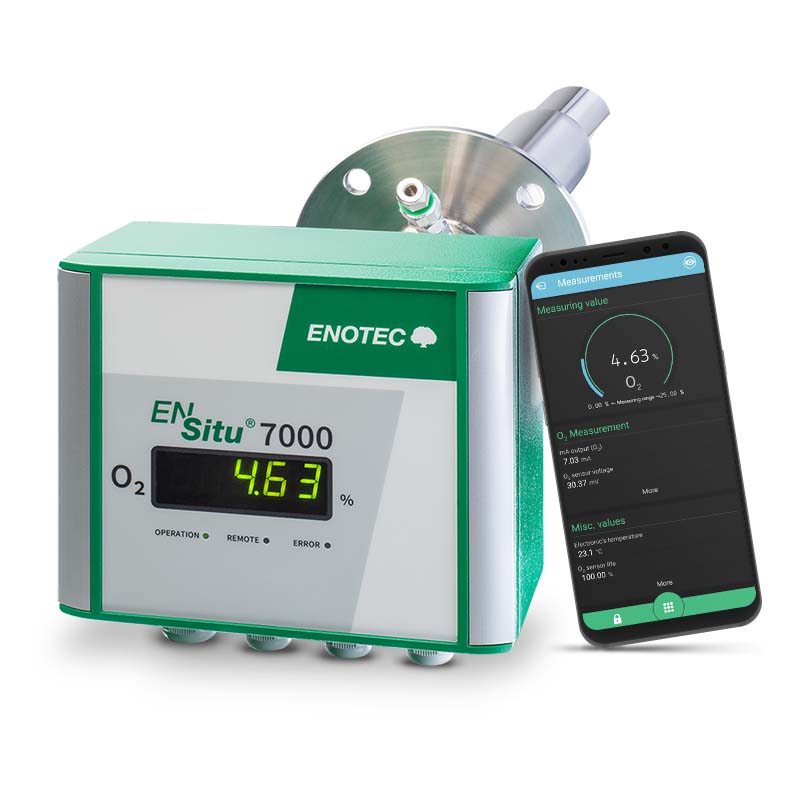 ENSITU 7000 O2 | Analizador económico de combustión: Oxígeno In-situ y de bajo costo