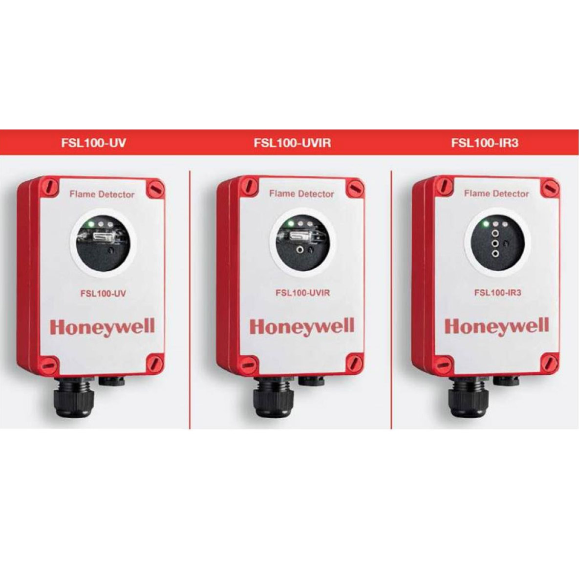 FSL100 Honeywell | Detectores de llama para entornos difíciles (UV, UV / IR e IR3)