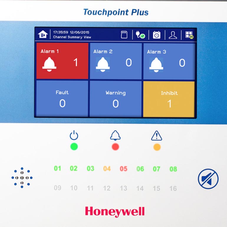 Touchpoint Plus Honeywell | Central de detección de fuego y gases tóxicos y explosivos