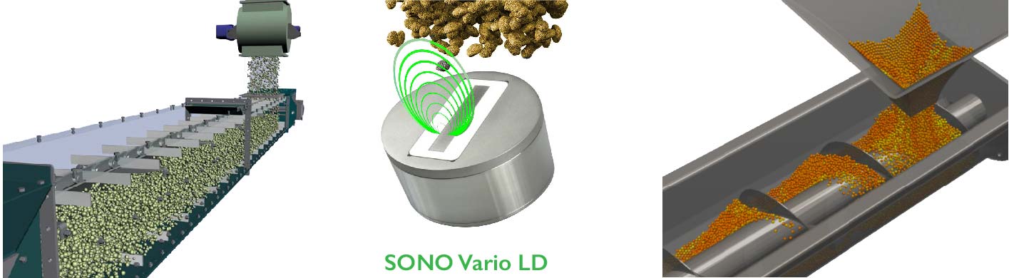 Sensor de humedad para materiales granulados de densidad media | Sono Vario LD | IMKO
