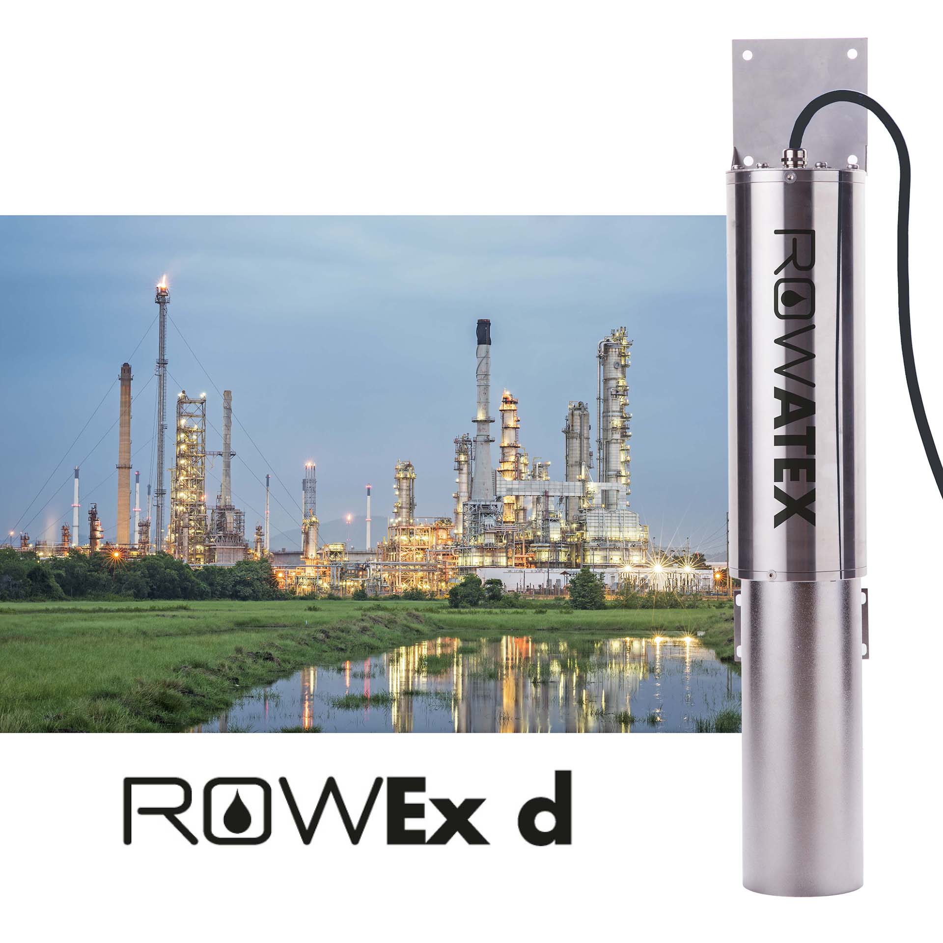 LDI ROW - ATEX EXD | Sensor petróleo y aceites en agua para Zonas Clasificadas ATEX 1
