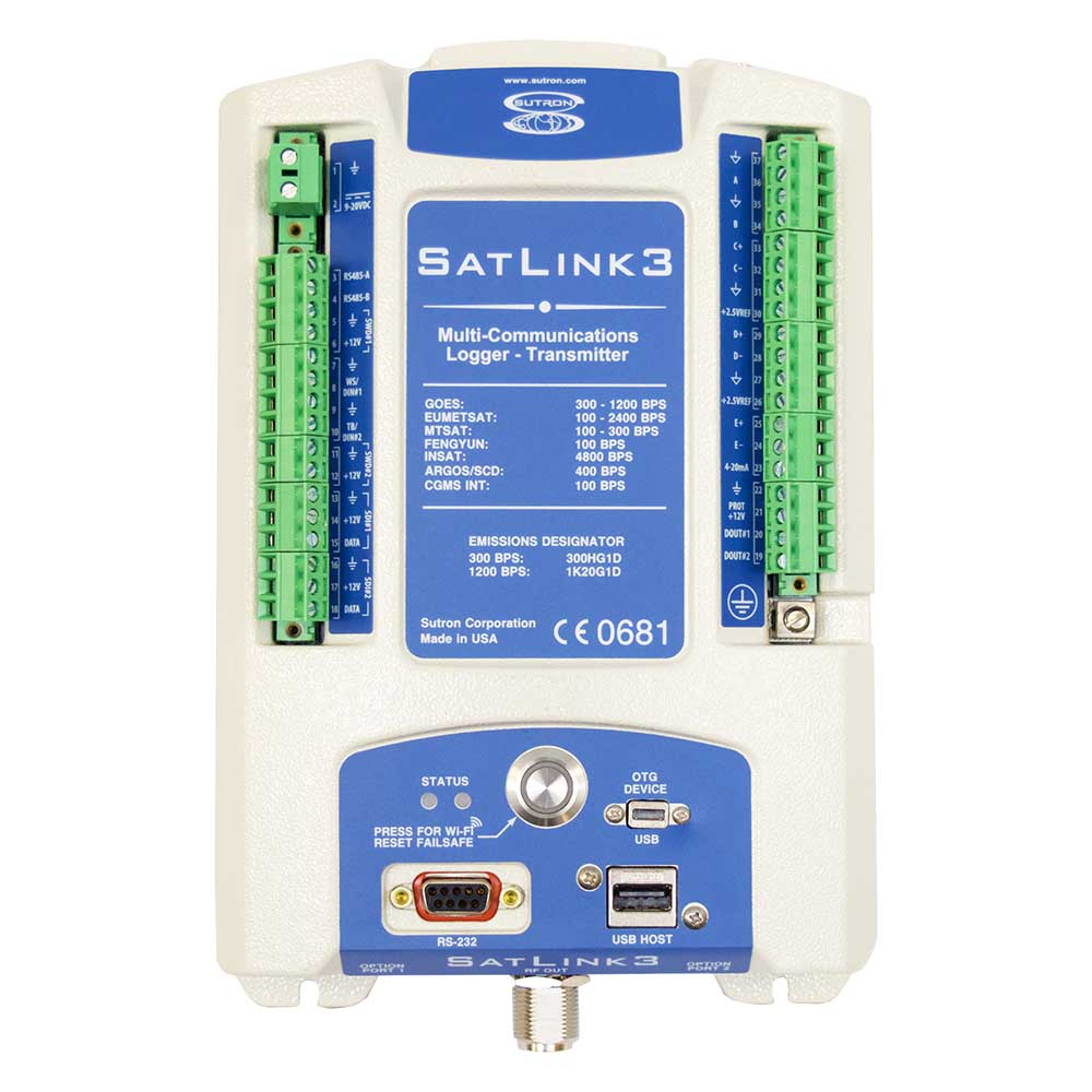 SatLink3 Registrador / Transmisor SL3-1 | Datalogger y transmisor de datos