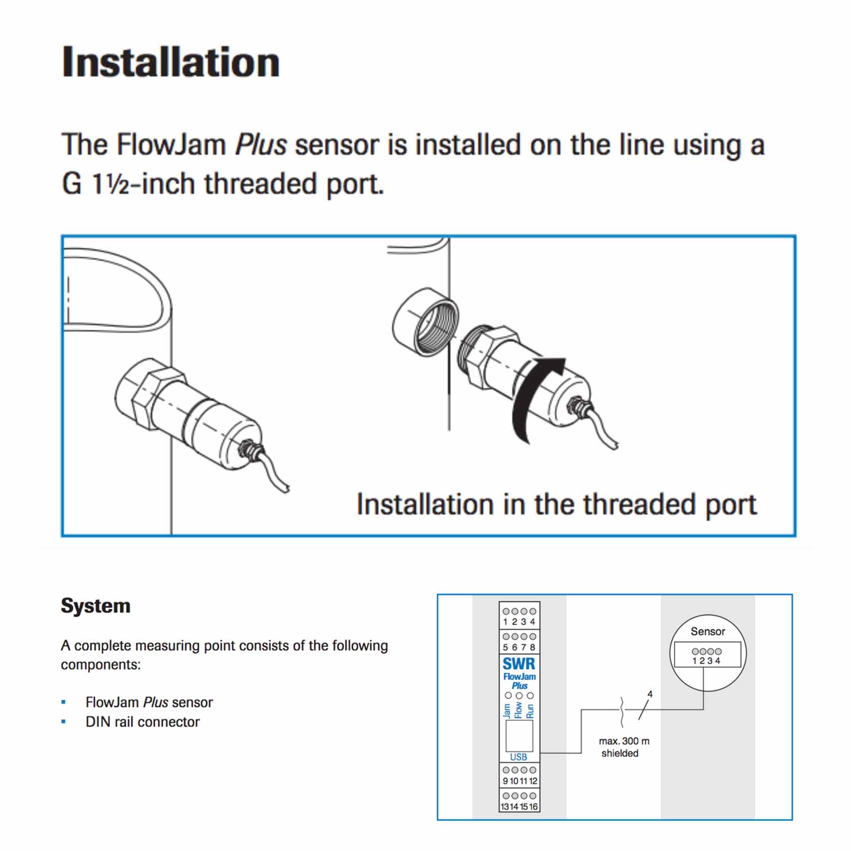 FlowJam Plus | Monitoreo de caudal con detector de bloqueo